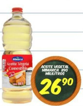 Alsuper Aceite Vegetal Mimarca 890 Mililitros oferta