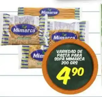 Alsuper Variedad De Pasta Para Sopa Mimarca 200 Grs oferta