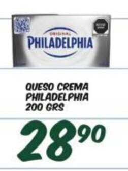 Alsuper Queso Crema Philadelphia 200 Grs oferta