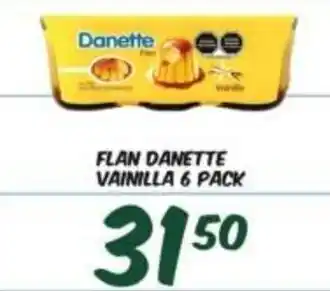 Alsuper Flan Danette Vainilla 6 Pack oferta