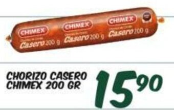Alsuper Chorizo Casero Chimex 200 Gr oferta