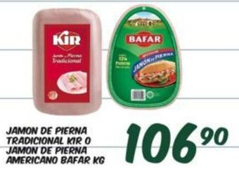 Alsuper Jamon De Pierna Tradicional Kir O Jamon De Pierna Americano Bafar Kg oferta
