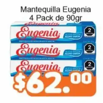 Mantequilla Eugenia 4 Pack de 90g