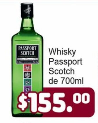 Whisky Passport Scotch de 700ml