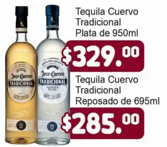 Tequila Jose Cuervo Tradicional Plata de 950ml
