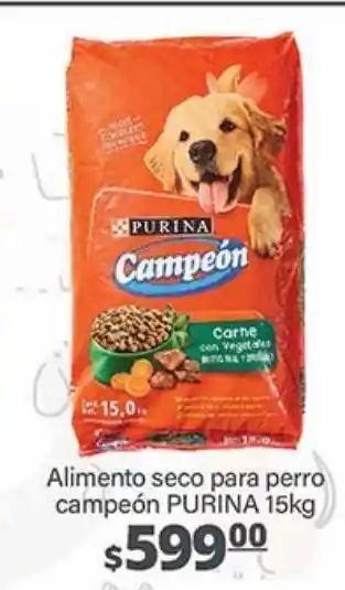 La Comer Alimento seco para perros campeón purina 15kg oferta