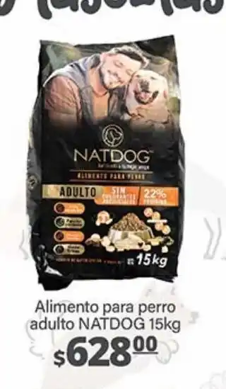 La Comer Alimento para perro adulto natdog 15kg oferta