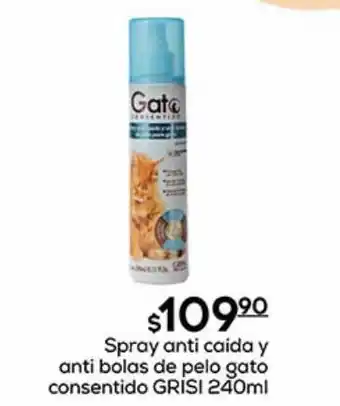 Fresko Spray anti caida y anti bolas de pelo gato consentido grisi 240ml oferta