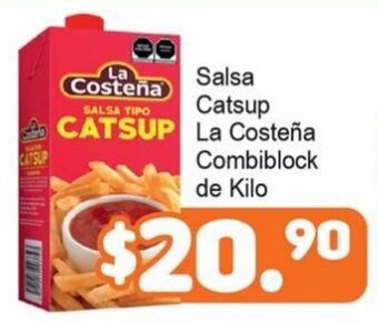 Merza Salsa Catsup La Costeña Combiblock de kilo oferta