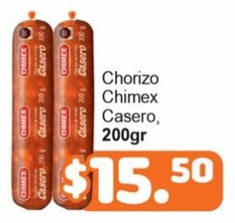 Chorizo Chimex Casero 200g