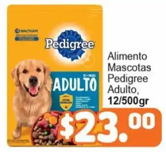Merza Alimento Mascotas Pedigree Adulto, 12/500g oferta