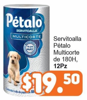 Servitoalla Pétalo Multicorte de 180H, 12pz