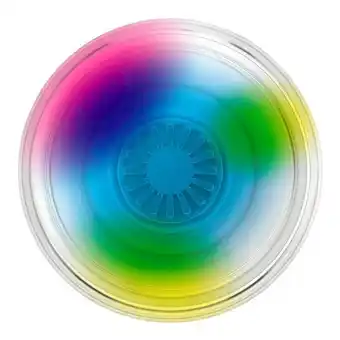 Sujetador para celular popsockets arcoiris translucido transparente