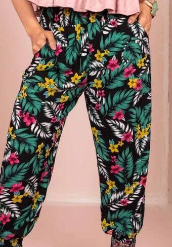 HEB Pantalón estampado talla: ch-eg blvd collection oferta