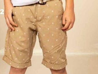 HEB Bermuda gabardina infantil full print t6-16 americanfly2652 oferta