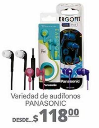 La Comer Audífonos panasonic oferta