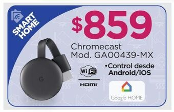 Chromecast google ga00439-mx negro