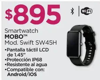 Smartwatch mobo swift mbsw 13 negro