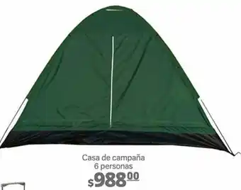 La Comer Casa de campaña 6 personas oferta