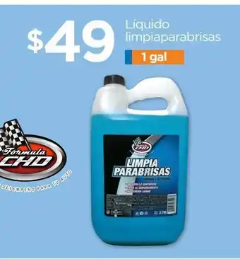 Chedraui Liquido limpia parabrisas form chd galon oferta
