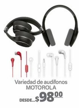 La Comer Audífonos motorola oferta