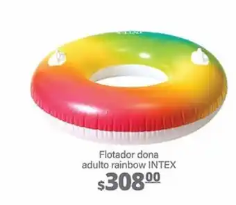 Fresko Flotador dona adulto rainbow intex oferta