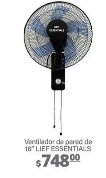 Fresko Ventilador de pared de 16" lief essentials oferta