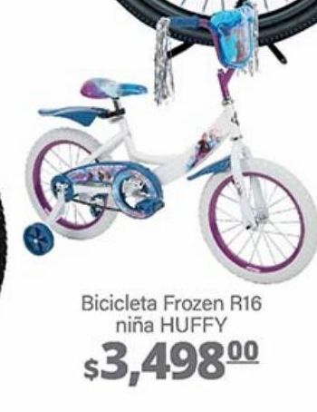 Bicicleta best sale frozen r16