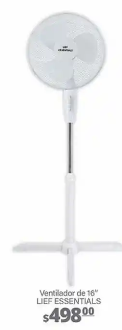 Ventilador de 16" lief essentials