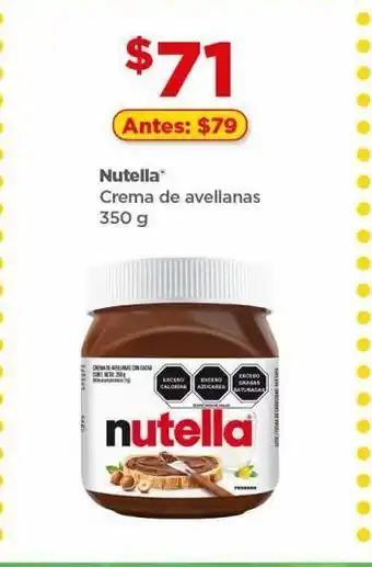 Crema de avellanas nutella 350g