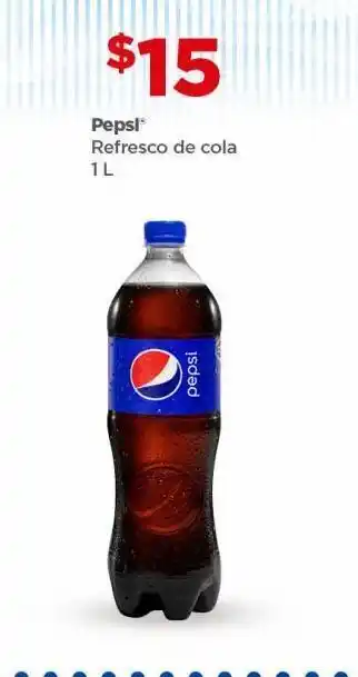 Bodega Aurrerá Refresco de cola pepsi 1l oferta