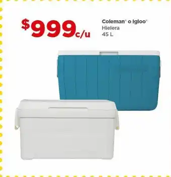 Bodega Aurrerá Hielera coleman o igloo 45l oferta