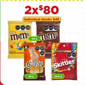 Bodega Aurrerá Chocolates conejos 80g oferta