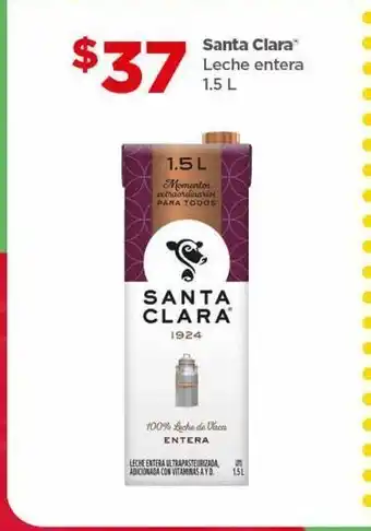 Bodega Aurrerá Leche entera santa clara 1,5l oferta