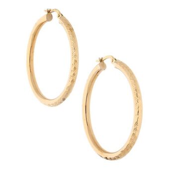 Nacional Monte de Piedad Arracadas labradas en oro amarillo 14 kilates. oferta