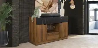 Muebles Dico Aparador leiden café con negro oferta