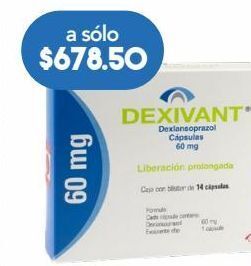Farmacia San Pablo Dexivant cap 60mg caj c/14 oferta