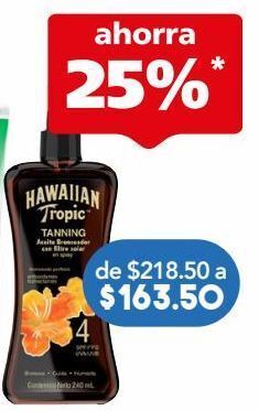 Bronceador hawaiian tropic