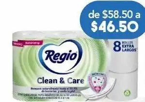 Farmacia San Pablo Regio papel higienic clean & care c/8pzs oferta