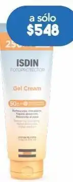Isdin gel cream fps 50 tub c/250ml