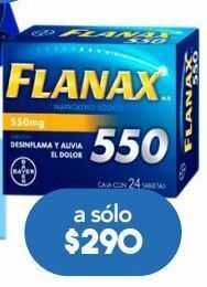 Farmacia San Pablo Flanax tab 550mg caj c/24 oferta