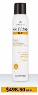 Farmacia San Pablo Heliocare 360° airgel spf50 aer c/200ml oferta