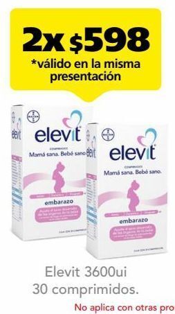 Farmacia San Pablo Elevit com 3600ui caj c/30 x2 oferta