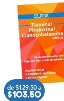 Farmacia San Pablo Tiamina/piridoxina/cianocobalamina oferta
