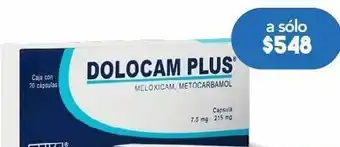 Farmacia San Pablo Dolocam plus cap 7.5mg caj c/20 oferta
