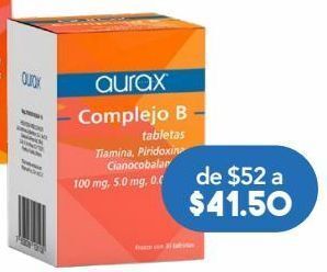 Farmacia San Pablo Aurax complejo b c/30 tab oferta