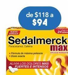Farmacia San Pablo Sedalmerck max tab 650mg caj c/24 oferta