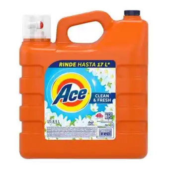 Sam's Club Detergente líquido ace clean & fresh 8.5 l oferta