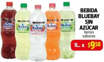 Farmacias Guadalajara Bebida Bluebay sin Azúcar 1L oferta