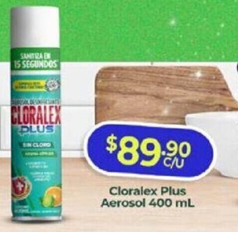 Farmacias Guadalajara Cloralex Plus Aerosol 400ml oferta